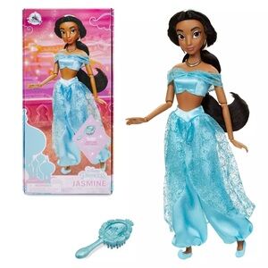 Disney Jasmine Classic Doll With Brush – Aladdin – 11 1/2''